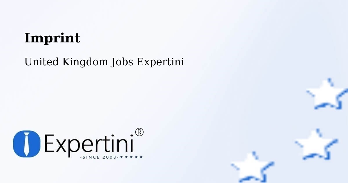 Imprint – Easington - United Kingdom Jobs Expertini
