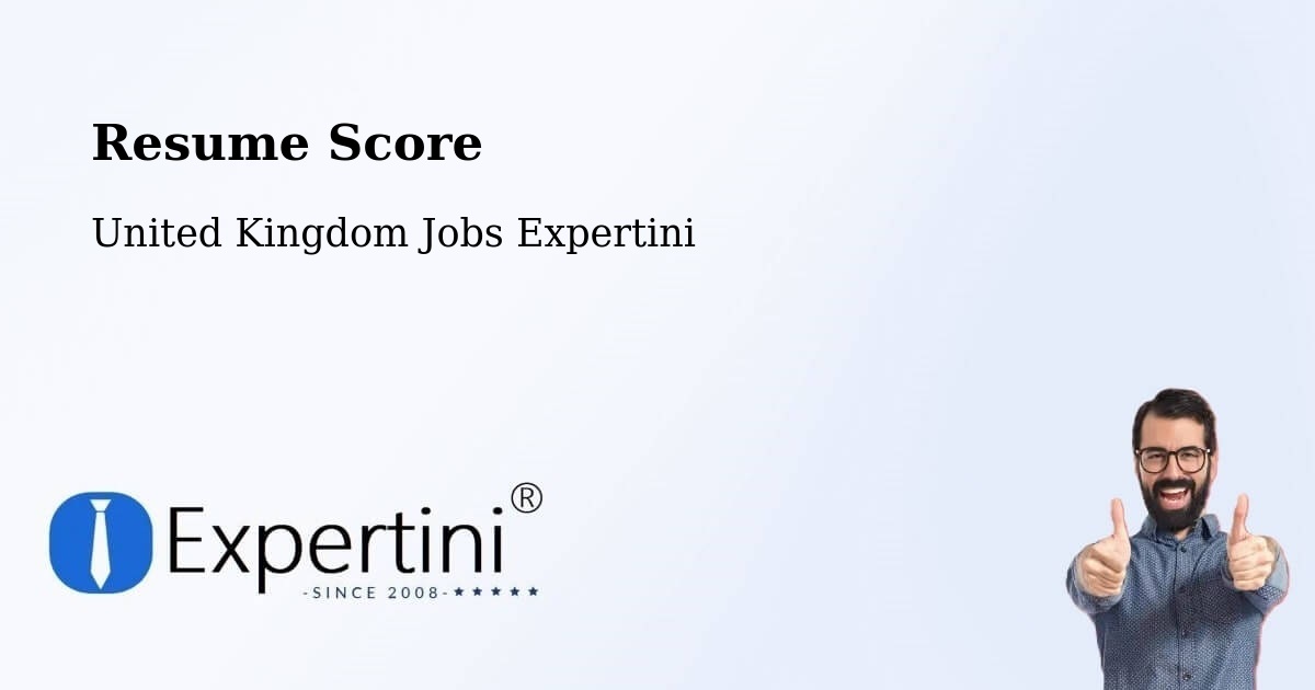 Resume Score & Job Description Match Tool – Easington - United Kingdom Jobs Expertini